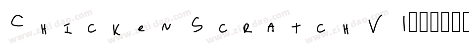 Chicken Scratch V1字体转换